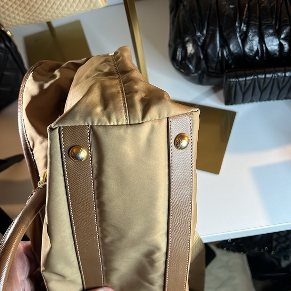 Prada EUC Crossbody or Handbag Leather and Nylon - Picture 9 of 9